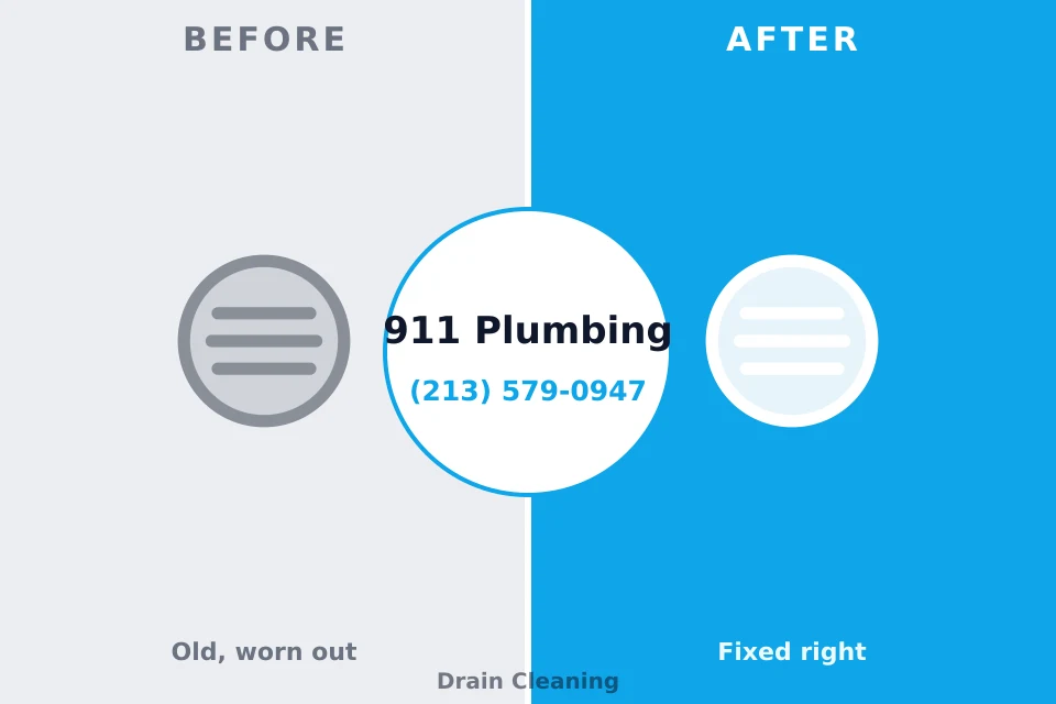 Before and after: plumbing company Farmingdale, NJ